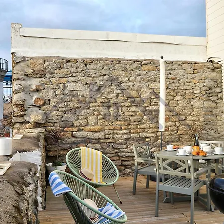 Localise - M4 - Ty Gwenn - La Maison A La Pointe De Lechiagat - Acces A Deux Pas D'une Terrasse Vue Privative - Wifi Inclus - Draps Inclus - Animaux Bienvenus 別荘 Tréffiagat